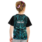Maori Language Week Personalised Kid T Shirt Kia Mau Ki To Ukaipo Paua Shell Color