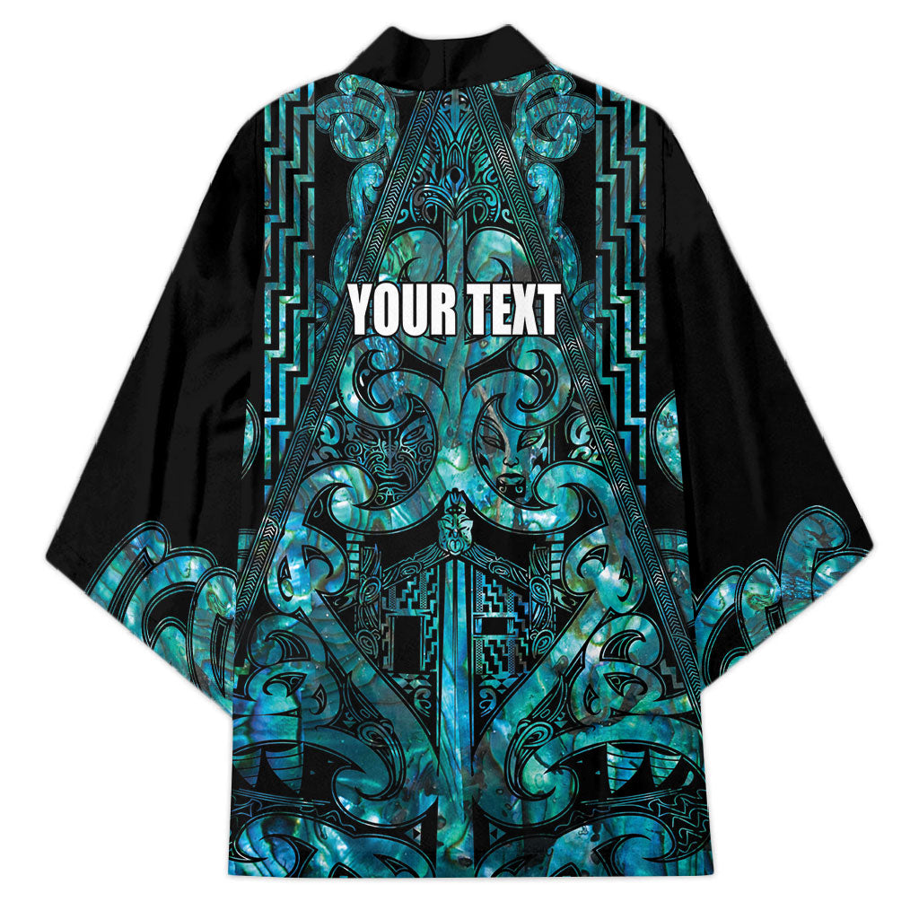 Maori Language Week Personalised Kimono Kia Mau Ki To Ukaipo Paua Shell Color