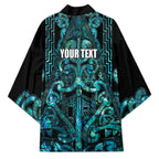 Maori Language Week Personalised Kimono Kia Mau Ki To Ukaipo Paua Shell Color