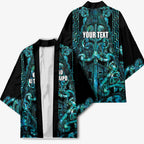 Maori Language Week Personalised Kimono Kia Mau Ki To Ukaipo Paua Shell Color
