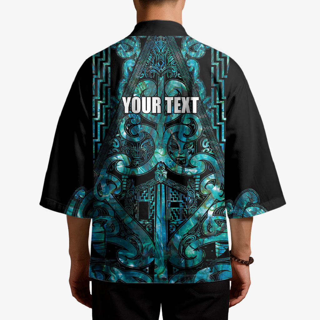 Maori Language Week Personalised Kimono Kia Mau Ki To Ukaipo Paua Shell Color