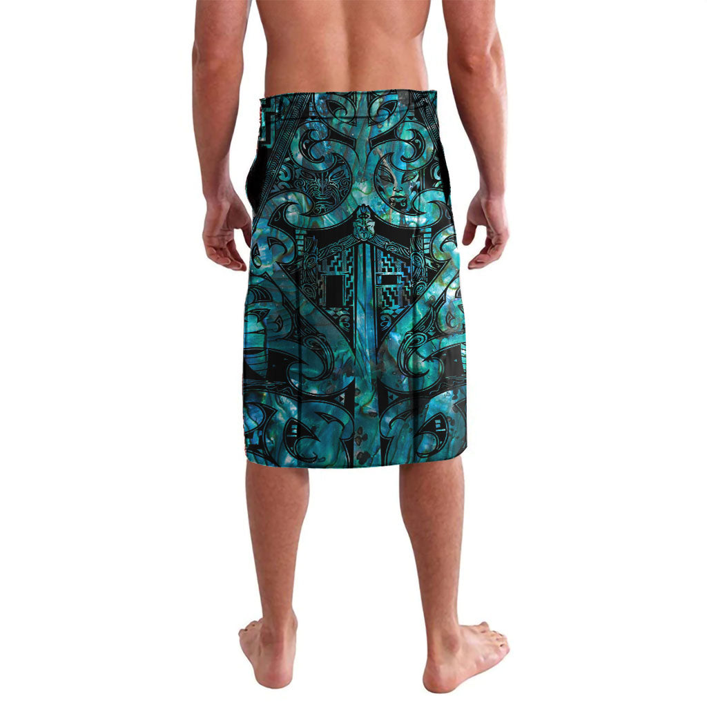 Maori Language Week Personalised Lavalava Kia Mau Ki To Ukaipo Paua Shell Color