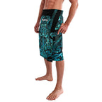 Maori Language Week Personalised Lavalava Kia Mau Ki To Ukaipo Paua Shell Color
