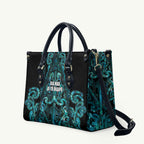Maori Language Week Leather Bag Kia Mau Ki To Ukaipo Paua Shell Color