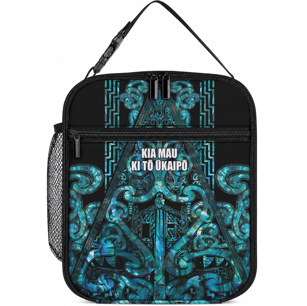 Maori Language Week Lunch Bag Kia Mau Ki To Ukaipo Paua Shell Color