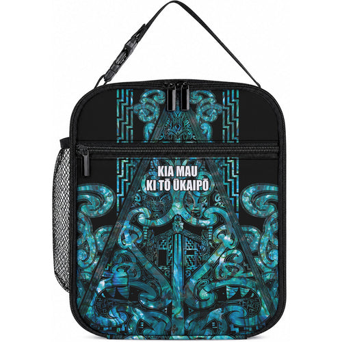 Maori Language Week Lunch Bag Kia Mau Ki To Ukaipo Paua Shell Color