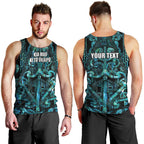 Maori Language Week Personalised Men Tank Top Kia Mau Ki To Ukaipo Paua Shell Color