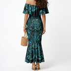 Maori Language Week Personalised Mermaid Dress Kia Mau Ki To Ukaipo Paua Shell Color