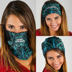 Maori Language Week Neck Gaiter Kia Mau Ki To Ukaipo Paua Shell Color