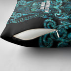 Maori Language Week Pillow Cover Kia Mau Ki To Ukaipo Paua Shell Color
