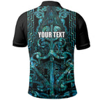 Maori Language Week Personalised Polo Shirt Kia Mau Ki To Ukaipo Paua Shell Color