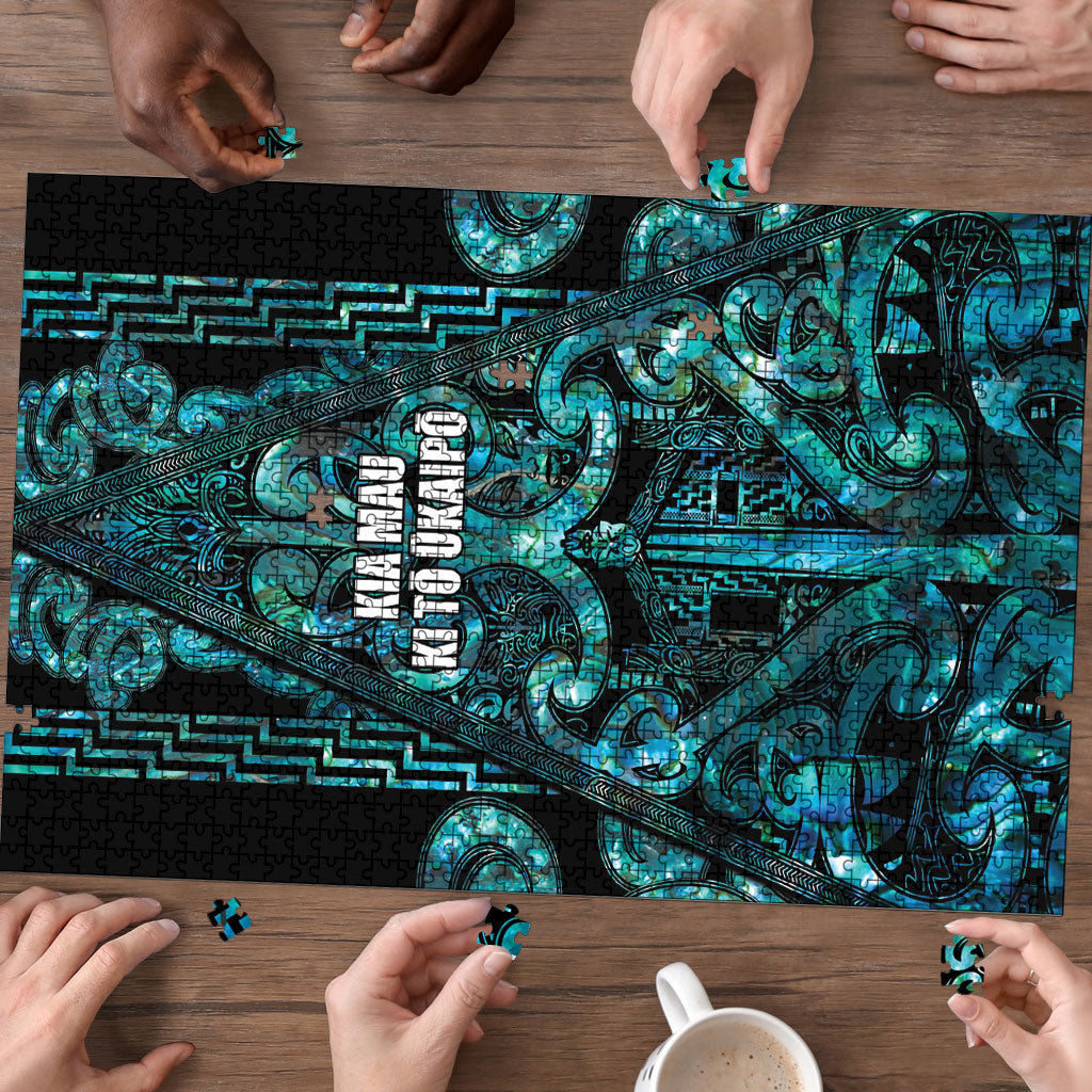 Maori Language Week Puzzle Kia Mau Ki To Ukaipo Paua Shell Color