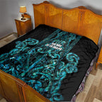 Maori Language Week Quilt Kia Mau Ki To Ukaipo Paua Shell Color