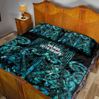 Maori Language Week Quilt Bed Set Kia Mau Ki To Ukaipo Paua Shell Color