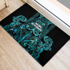 Maori Language Week Rubber Doormat Kia Mau Ki To Ukaipo Paua Shell Color