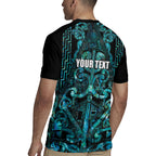 Maori Language Week Personalised Rugby Jersey Kia Mau Ki To Ukaipo Paua Shell Color