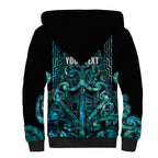 Maori Language Week Personalised Sherpa Hoodie Kia Mau Ki To Ukaipo Paua Shell Color