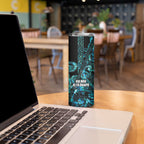 Maori Language Week Personalised Skinny Tumbler Kia Mau Ki To Ukaipo Paua Shell Color