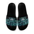 Maori Language Week Slide Sandals Kia Mau Ki To Ukaipo Paua Shell Color