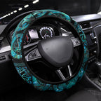 Maori Language Week Steering Wheel Cover Kia Mau Ki To Ukaipo Paua Shell Color