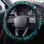 Maori Language Week Steering Wheel Cover Kia Mau Ki To Ukaipo Paua Shell Color