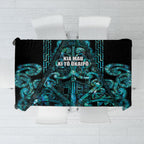 Maori Language Week Tablecloth Kia Mau Ki To Ukaipo Paua Shell Color