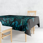 Maori Language Week Tablecloth Kia Mau Ki To Ukaipo Paua Shell Color
