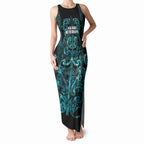 Maori Language Week Personalised Tank Maxi Dress Kia Mau Ki To Ukaipo Paua Shell Color