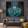 Maori Language Week Tapestry Kia Mau Ki To Ukaipo Paua Shell Color