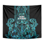 Maori Language Week Tapestry Kia Mau Ki To Ukaipo Paua Shell Color