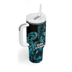 Maori Language Week Personalised Tumbler With Handle Kia Mau Ki To Ukaipo Paua Shell Color
