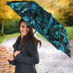 Maori Language Week Umbrella Kia Mau Ki To Ukaipo Paua Shell Color