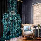 Maori Language Week Window Curtain Kia Mau Ki To Ukaipo Paua Shell Color