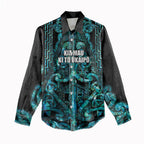 Maori Language Week Personalised Women Casual Shirt Kia Mau Ki To Ukaipo Paua Shell Color