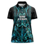 Maori Language Week Personalised Women Polo Shirt Kia Mau Ki To Ukaipo Paua Shell Color