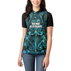 Maori Language Week Personalised Women Polo Shirt Kia Mau Ki To Ukaipo Paua Shell Color