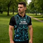 Maori Language Week Personalised Zipper Polo Shirt Kia Mau Ki To Ukaipo Paua Shell Color