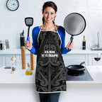 Maori Language Week Apron Kia Mau Ki To Ukaipo Grey Color