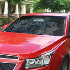 Maori Language Week Auto Sun Shade Kia Mau Ki To Ukaipo Grey Color