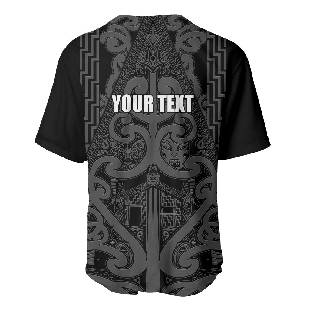Maori Language Week Personalised Baseball Jersey Kia Mau Ki To Ukaipo Grey Color
