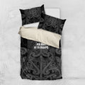 Maori Language Week Bedding Set Kia Mau Ki To Ukaipo Grey Color