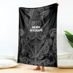 Maori Language Week Blanket Kia Mau Ki To Ukaipo Grey Color