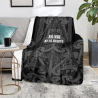 Maori Language Week Blanket Kia Mau Ki To Ukaipo Grey Color