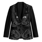 Maori Language Week Personalised Blazer Kia Mau Ki To Ukaipo Grey Color