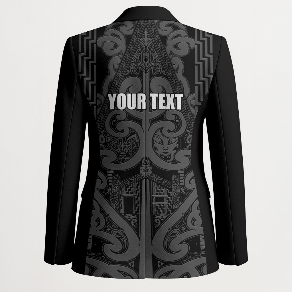 Maori Language Week Personalised Blazer Kia Mau Ki To Ukaipo Grey Color