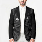 Maori Language Week Personalised Blazer Kia Mau Ki To Ukaipo Grey Color