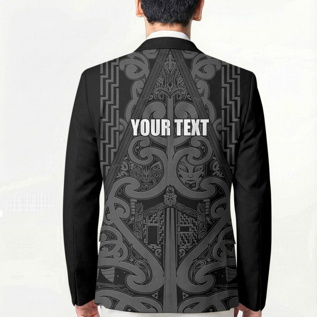 Maori Language Week Personalised Blazer Kia Mau Ki To Ukaipo Grey Color
