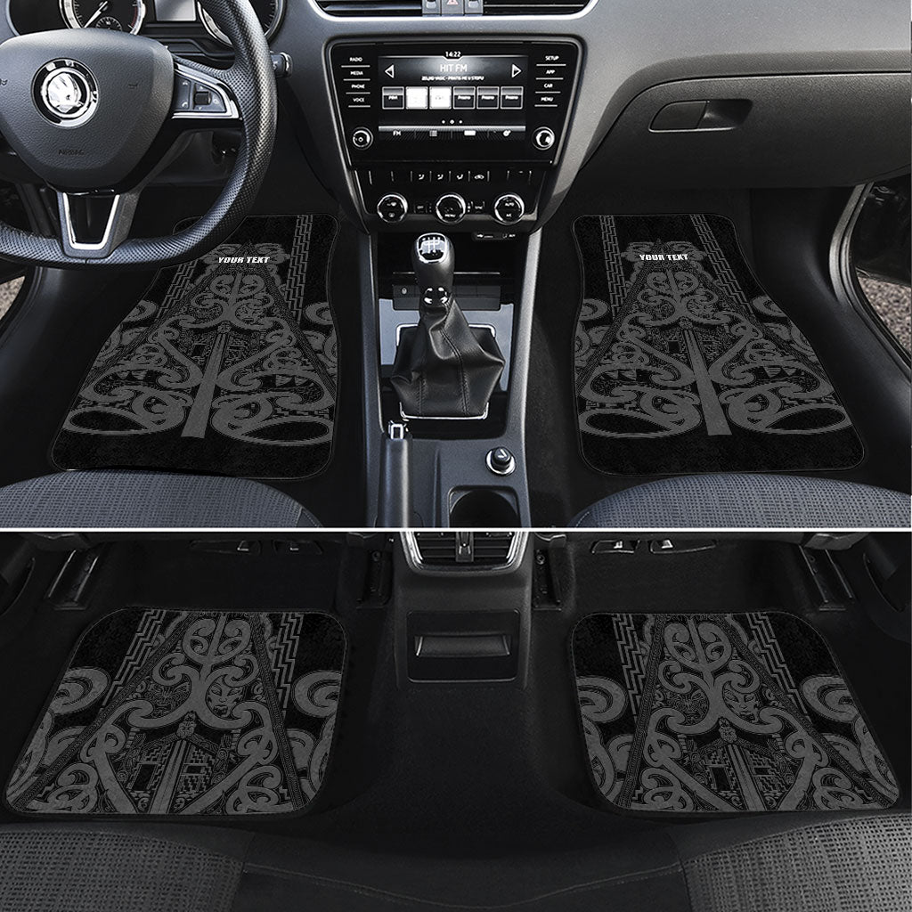Maori Language Week Personalised Car Mats Kia Mau Ki To Ukaipo Grey Color