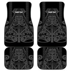 Maori Language Week Personalised Car Mats Kia Mau Ki To Ukaipo Grey Color