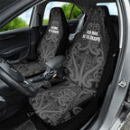 Maori Language Week Car Seat Cover Kia Mau Ki To Ukaipo Grey Color